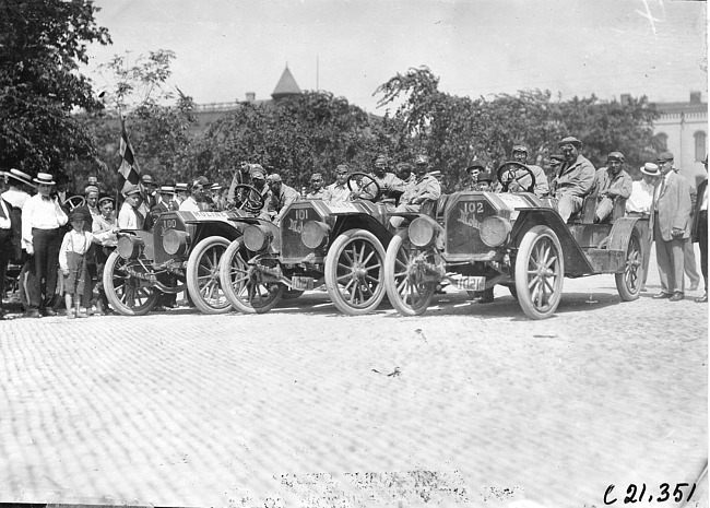 Moline team at the 1909 Glidden Tour
