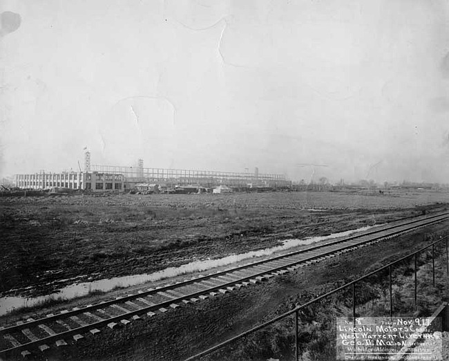Construction of the Lincoln Motor Company building, photo no. 8