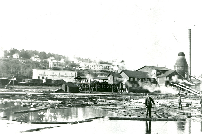 Morgan Lumber and Cedar Company sawmill