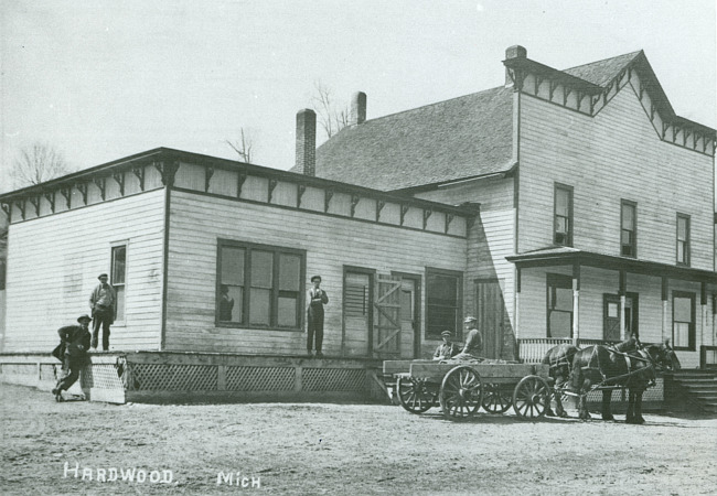 Hardwood saloon, Hardwood, Mich.