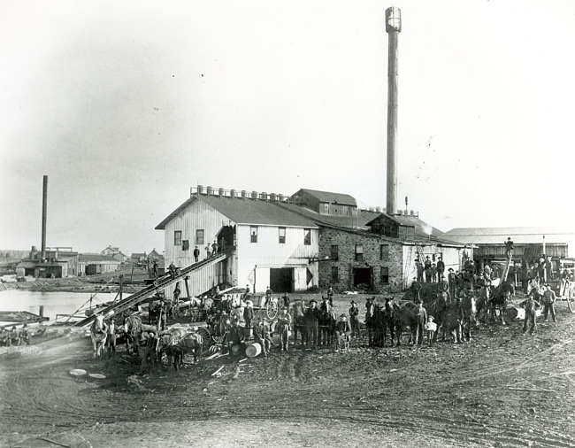 Sagola Lumber Company's first sawmill