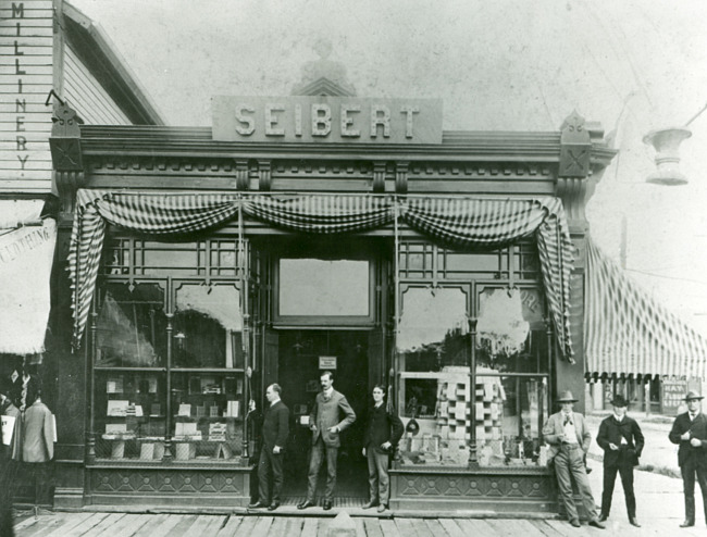 View of Seibert's Central Drug Store