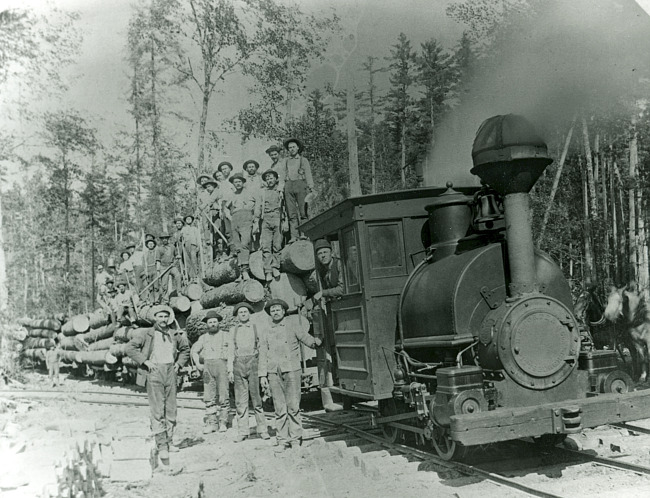 Wm. A. Holmes & Son logging crew