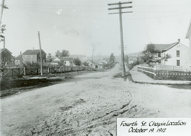View of Fourth Street in Chapin Location