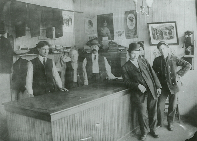 C.F. Wahlberg's tailor shop, Iron Mountain