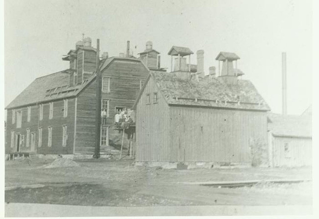 Apple drying shed