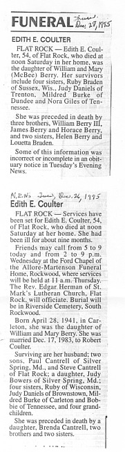 Coulter, Edith E.