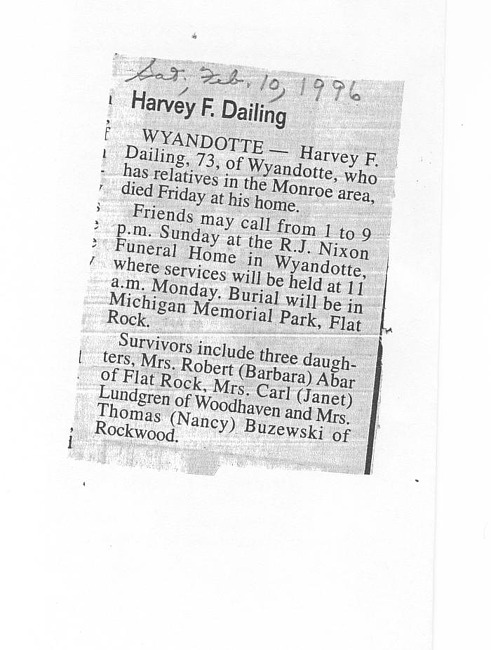 Dailing, Harvey F.