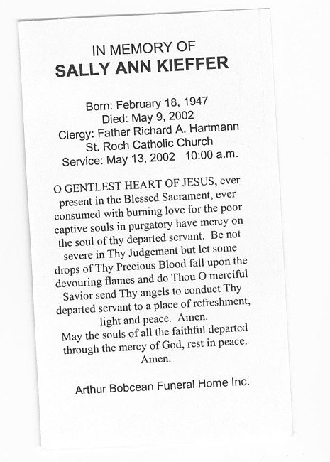 Kieffer, Sally Ann