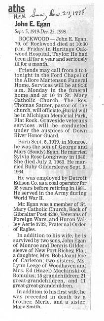 Egan, John E.