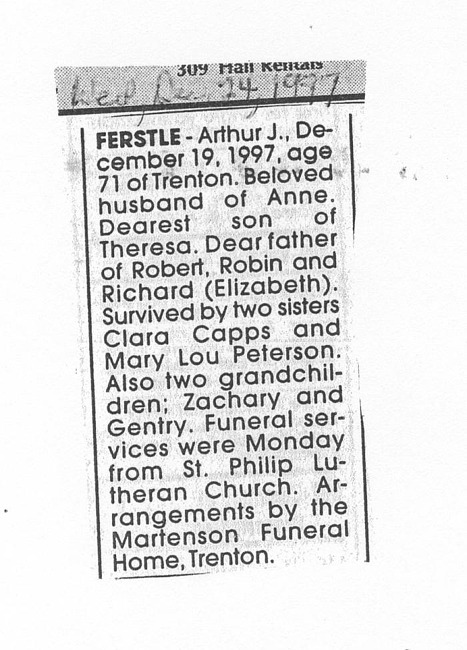 Ferstel, Arthur J.