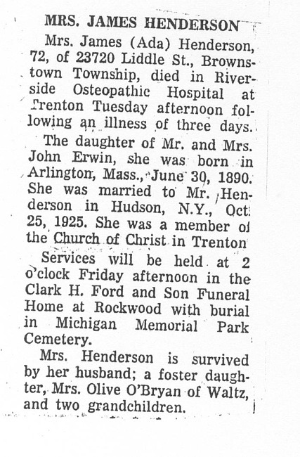 Henderson, Mrs. James