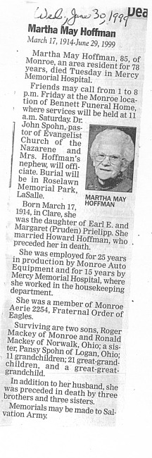 Hoffman, Martha May