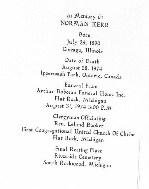Norman Kerr