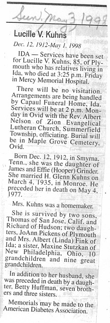 Lucille V. Kuhns