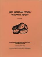 Michigan potato research report. Vol. 18 (1986)