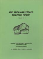 Michigan potato research report. Vol. 19 (1987)