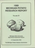 Michigan potato research report. Vol. 21 (1989)