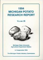 Michigan potato research report. Vol. 26 (1994)