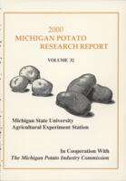 Michigan potato research report. Vol. 32 (2000)