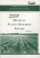 Michigan potato research report. Vol. 33 (2001)