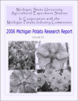 Michigan potato research report. Vol. 38 (2006)