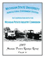 Michigan potato research report. Vol. 39 (2007)