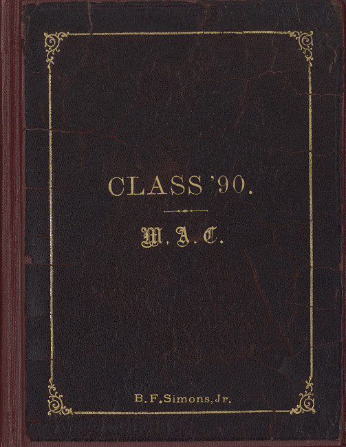 Album of class of 1890 of Michigan Agricultural College