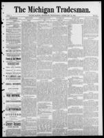 Michigan tradesman. Vol. 1 no. 21 (1884 February 13)