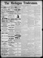 Michigan tradesman. Vol. 3 no. 156 (1886 September 16)