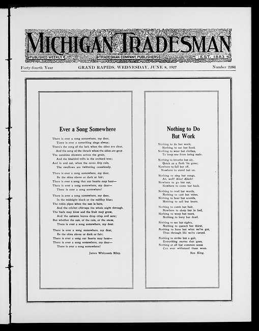 Michigan tradesman. Vol. 44 no. 2281 (1927 June 8)