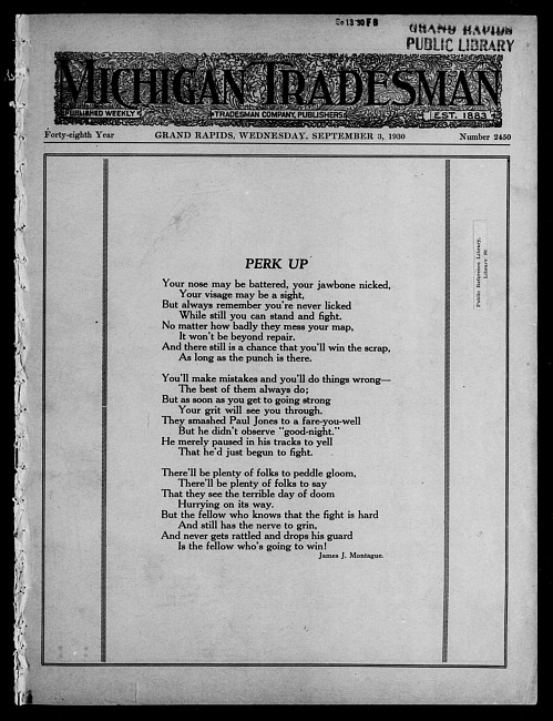 Michigan tradesman. Vol. 48 no. 2450 (1930 September 3)