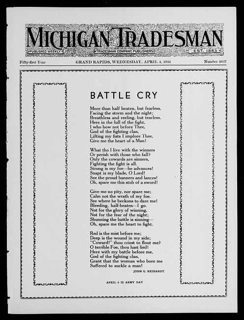 Michigan tradesman. Vol. 51 no. 2637 (1934 April 4)