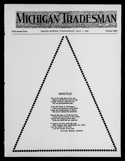 Michigan tradesman. Vol. 52 no. 2693 (1935 May 1)