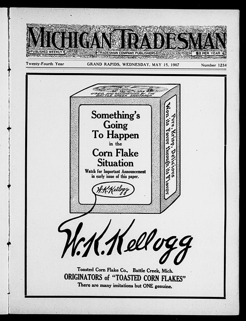 Michigan tradesman. Vol. 24 no. 1234 (1907 May 15)