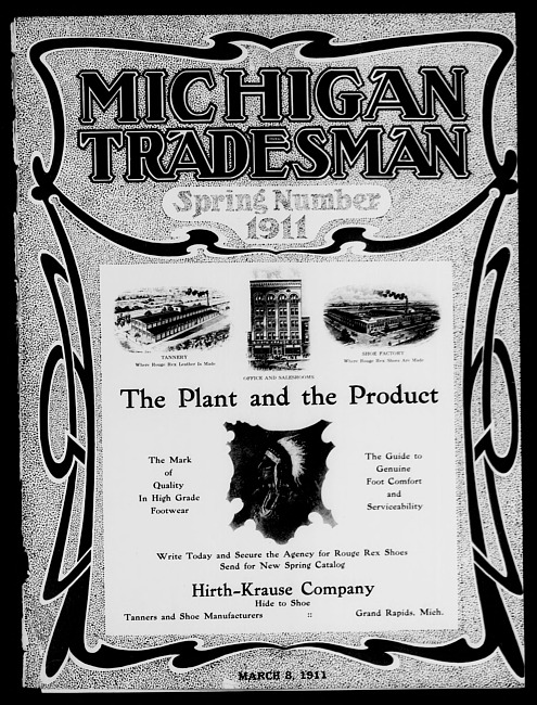 Michigan tradesman. Vol. 28 no. 1433 (1911 March 8)