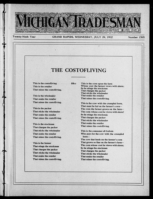 Michigan tradesman. Vol. 29 no. 1505 (1912 July 24)