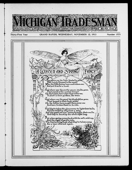 Michigan tradesman. Vol. 31 no. 1573 (1913 November 12)