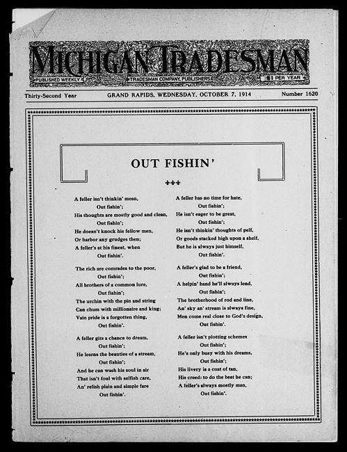 Michigan tradesman. Vol. 32 no. 1620 (1914 October 7)