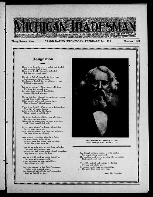 Michigan tradesman. Vol. 32 no. 1640 (1915 February 24)