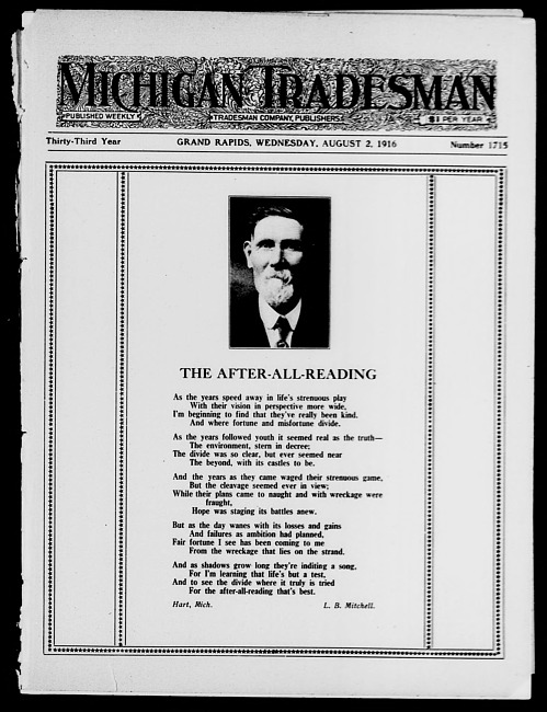 Michigan tradesman. Vol. 33 no. 1715 (1916 August 2)