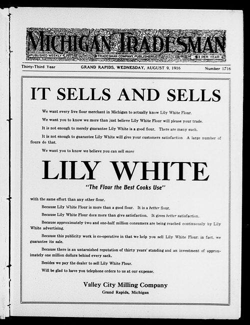 Michigan tradesman. Vol. 33 no. 1716 (1916 August 9)