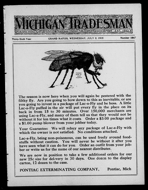 Michigan tradesman. Vol. 36 no. 1867 (1919 July 2)