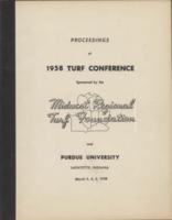 Proceedings of 1958 Turf Conference
