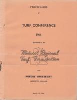 Proceedings of Turf Conference 1966