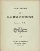 Proceedings of 1949 Turf Conference