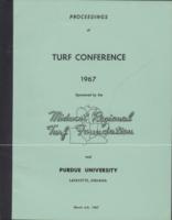 Proceedings of Turf Conference 1967
