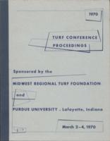 1970 Turf Conference proceedings