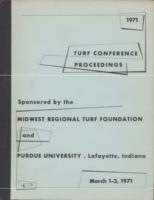 1971 Turf Conference proceedings