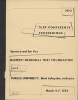 1973 Turf Conference proceedings